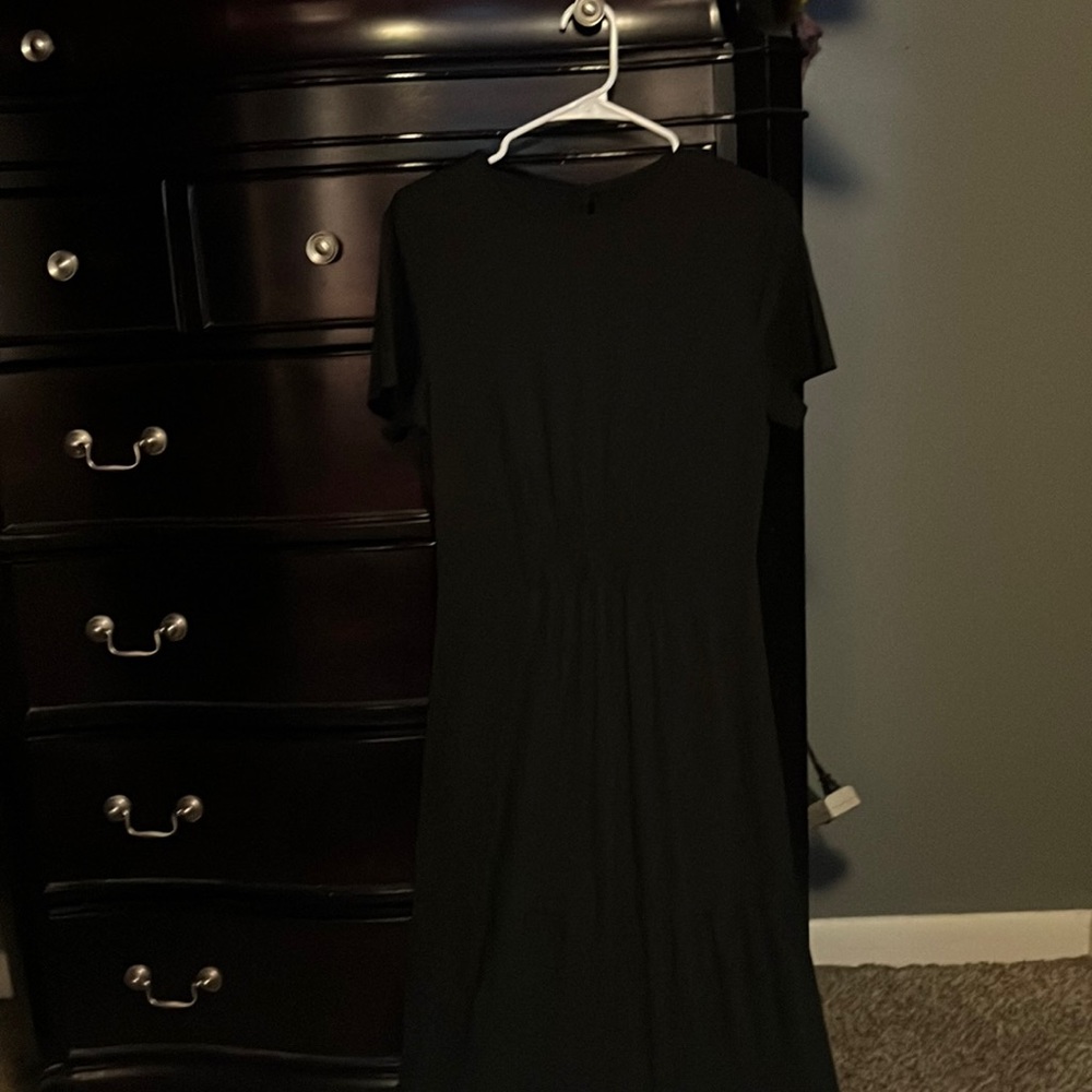 Long black maxi dress